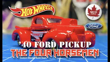 Hot Wheels '40 Ford pickup (210) Four Horsemen invitational