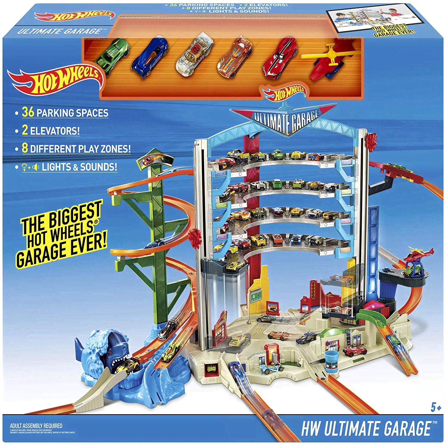 Автотрек Невообразимый гараж Hot Wheels CMP80
