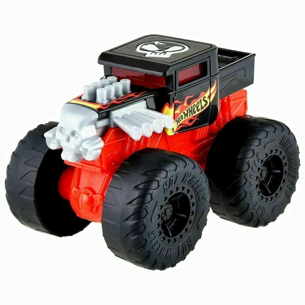 Машина Hot Wheels Monster Trucks BoneShaker, 1:43, со светом и звуком