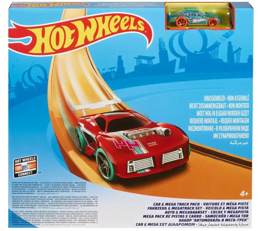 Трек Hot Wheels Track Builder Car & Mega Track Pack FTL69 (FTL69)-0