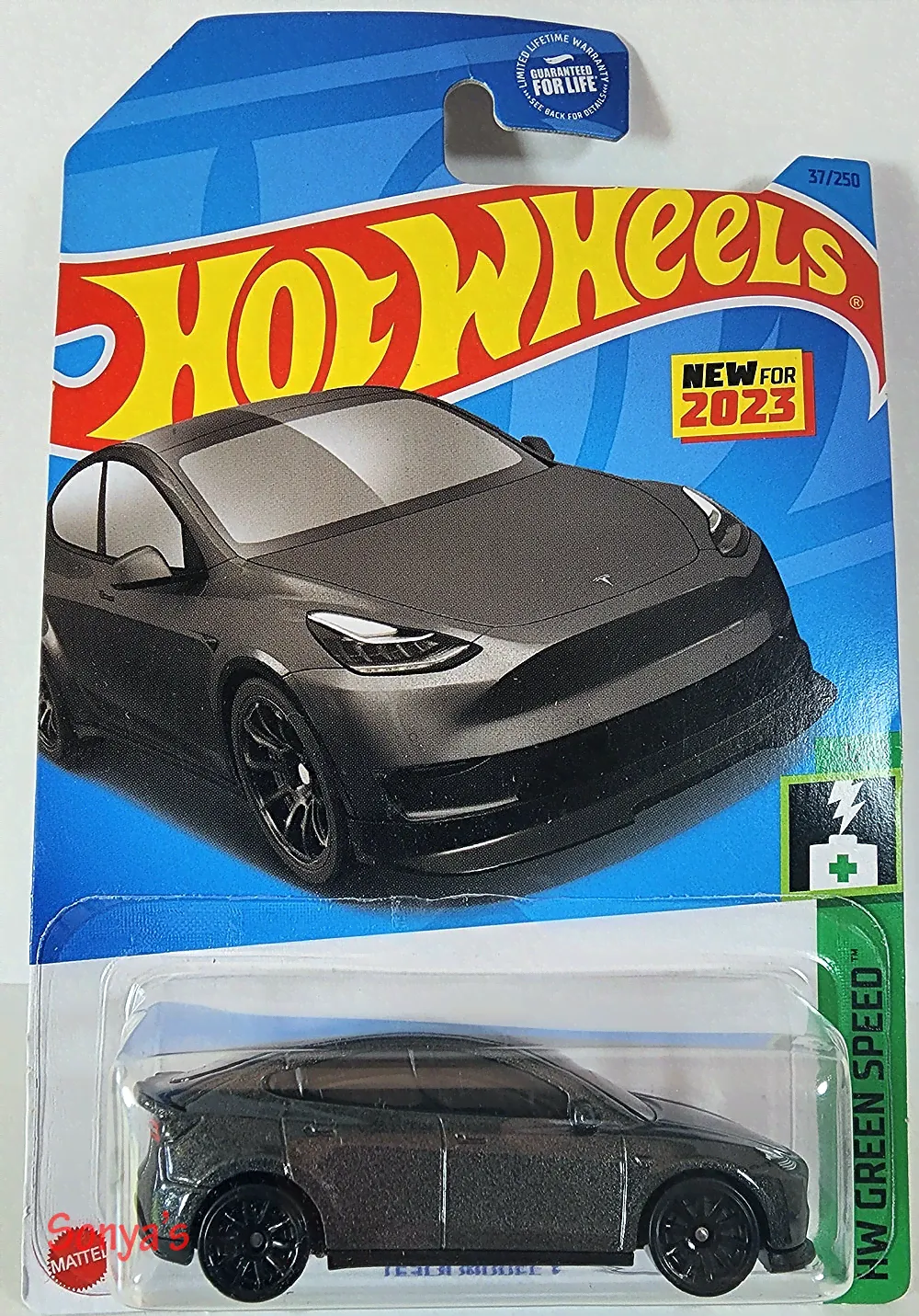Hot Wheels Gray Tesla Model Y 2023