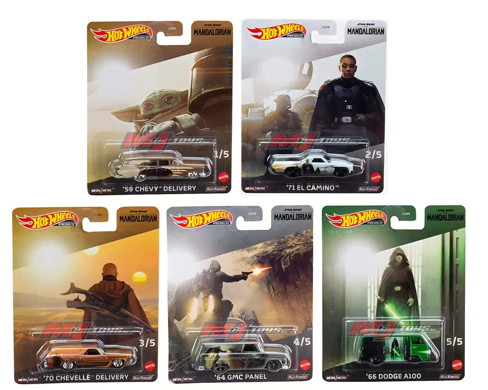 Star Wars Mandalorian Hot Wheels Pop Culture 5-Car Assortment
