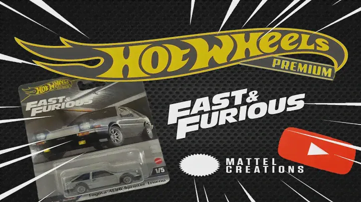 Hot Wheels Fast and Furious PREMIUM Toyota Sprinter Trueno PREMIUM-UNBOXING