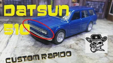 Custom Hotwheels  Datsun 510 wagon