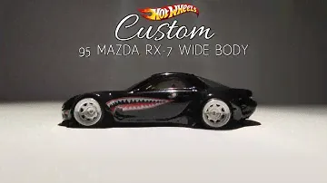 Custom Hot Wheels - 95 MAZDA RX-7 Flying Tiger