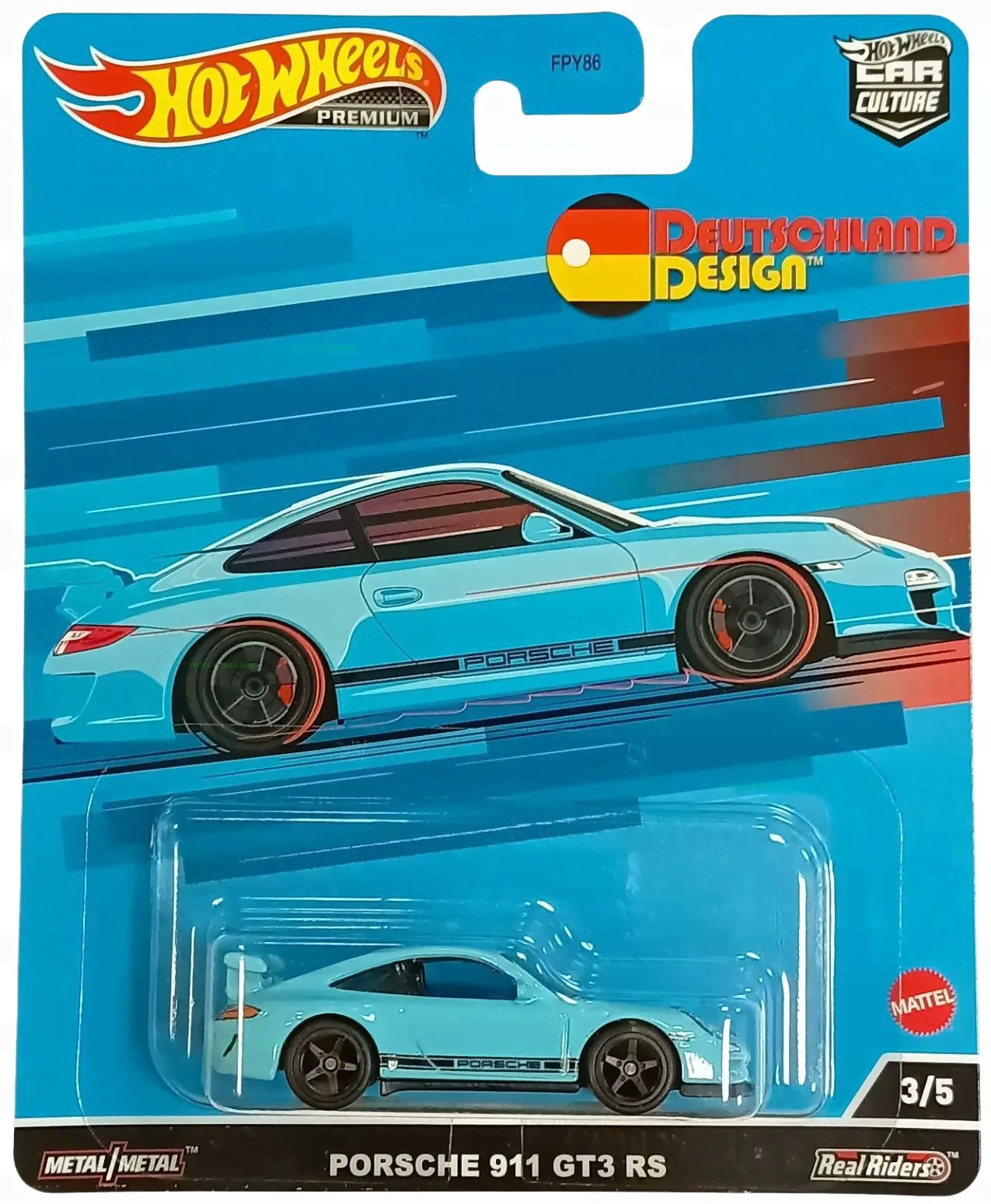 Hot Wheels Premium Porsche 911 GT3 RS Car Culture