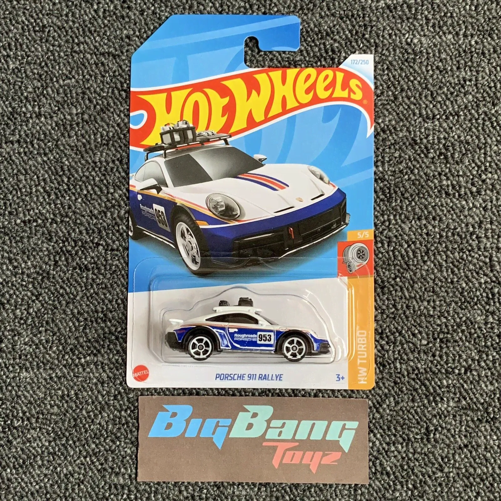 Hot Wheels Porsche 911 Rallye #172 Mainline 2024 Case N/P (In-Stock) New Dakar