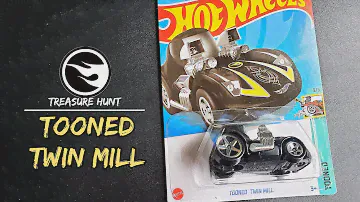 Hot Wheels Treasure Hunt Tooned Twin Mill Highlights Details