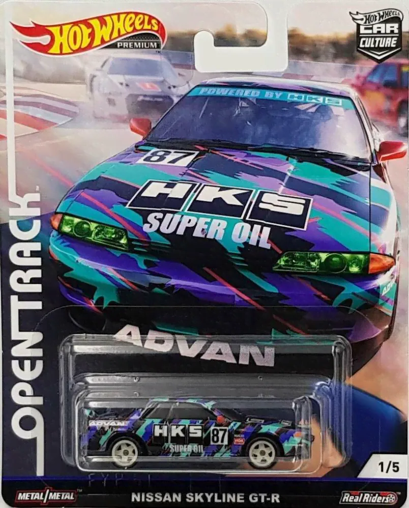 Hot Wheels Car Culture Open Track NISSAN SKYLINE GTR R32-0