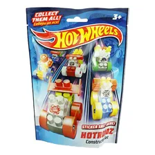 Пластмассовый конструктор Hot wheels машинка Hotroadz Bauer 24 элемента