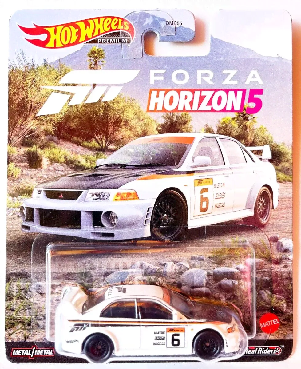 Hot Wheels 2022 Premium Forza Horizon 5 Mitsubishi Lancer Evolution VI White