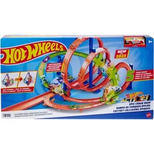 Mattel HNL97 Hot Wheels Episches Crash-Rennen