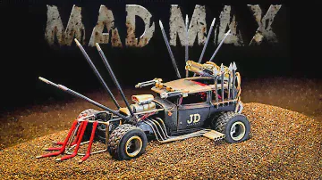 Mad Max Diecast Hot Rod with working double-wishbone part 2 hot wheels custom