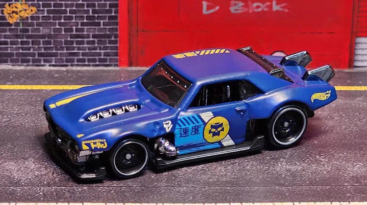 Custom '68 Camaro - HW Slammed - Hotwheels - Unboxing.