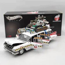 1/18 HOT WHEELS Cadillac Ghostbusters II ECTO 1A Elite X5470 Diecast Model Car