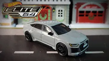 HOT WHEELS ELITE 64 AUDI RS 7 SPORTBACK #hotwheels #elite64 #audirs7sportback