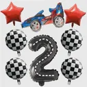 8 шт. воздушный шар Hot Wheels 2 день рождения автомобиль Декор гоночный шар два быстрого дня рождения принадлежности для детей мальчиков фанаты ... (art.: 3920bd65bb54e)