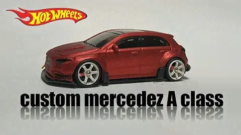 CUSTOM MERCEDES-BENZ A Class Hot wheels
