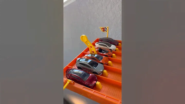 Racing All Tesla Cars Hot Wheels Race