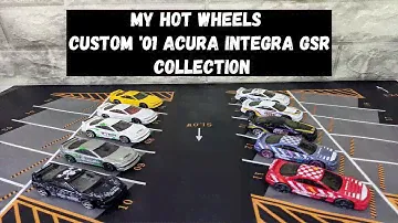 Коллекция My Hot Wheels Custom '01 Acura Integra GSR