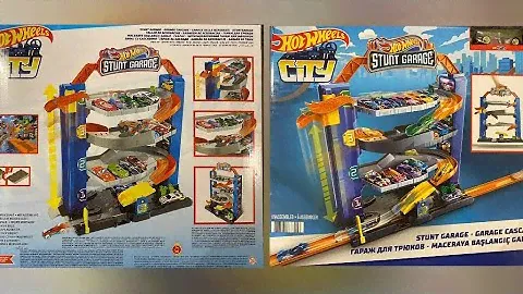 Распаковка HOT WHEELS Stunt Garage