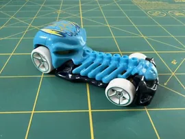 2022 HOT WHEELS (LOOSE) - SKULL CRUSHER STREET BEASTS 1/5 BLUE