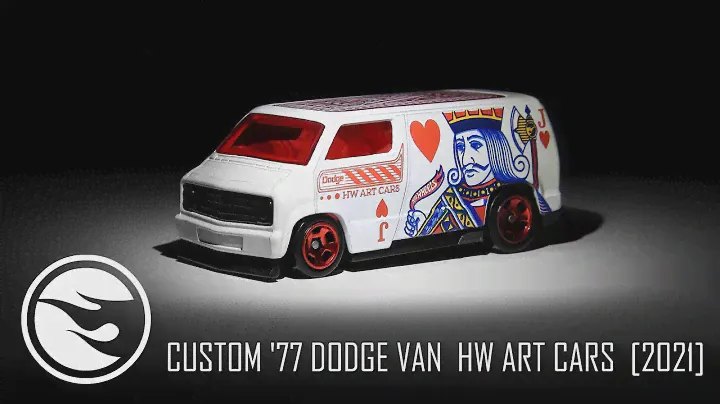 Hot Wheels Custom '77 Dodge Van HW Art Cars Treasure Hunt [2021]