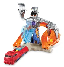 Hot Wheels Nitrobot Attack Track Set