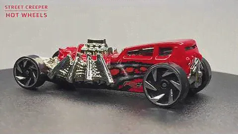 Rotating STREET CREEPER HOT WHEELS 🛞 | 360 View Turntable | Toys.Addicted | Diecast Models