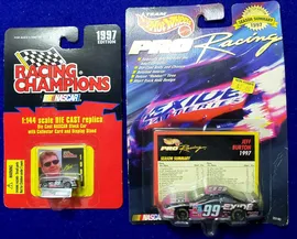 Jeff Burton Nascar Lot Hot Wheels Pro Racing 1997, 1:144 Scale Racing Champions