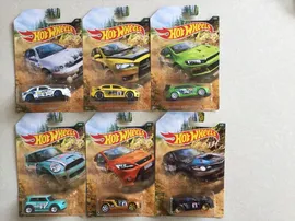$30 · HOT WHEELS “RALLY CARS” FULL SET OF 6 VEHICLES