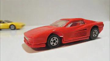 Vintage Hot Wheels 1986 Ferrari Testarossa. Custom.