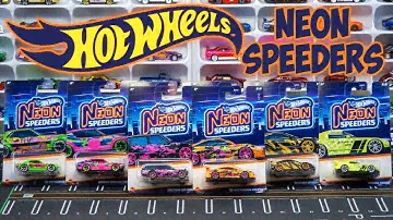Unboxing Hot Wheels Neon Speeders Mix 2