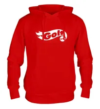 Толстовка с капюшоном «Golf GTI hot wheels»