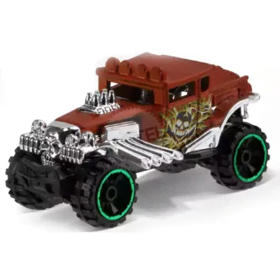 Модель автомобиля 'Baja Bone Shaker', Оранжевая (Бурая), HW Daredevils, Hot Wheels [DTY62]-0
