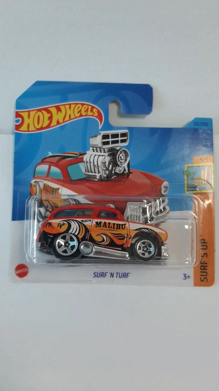 Машинка коллекционная Hot Wheels SURF N TURF Mattel 5785/N3758/C4982/N2799/7-0