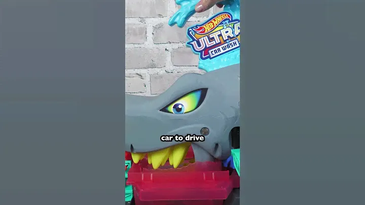 Speed Down to the Shark Car Wash! #hotwheels