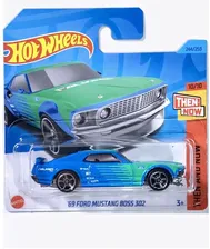Машинка Hot Wheels 69 Ford Mustang Boss 302 / THEN AND NOW / Хот Вилс