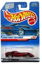 2000 Hot Wheels 70 First Edition Thomassima 3 no tampo 5 spoke