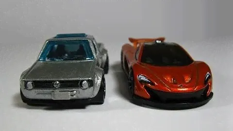 Моя коллекция Hot Wheels - McLaren P1 и VW Caddy