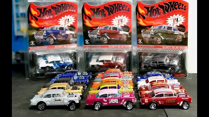 Lamley Showcase (& DLM): All 17 Hot Wheels '55 Chevy Bel Air Gassers