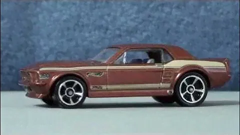 Awesome Hot Wheels Car 67 Ford Mustang Coupe