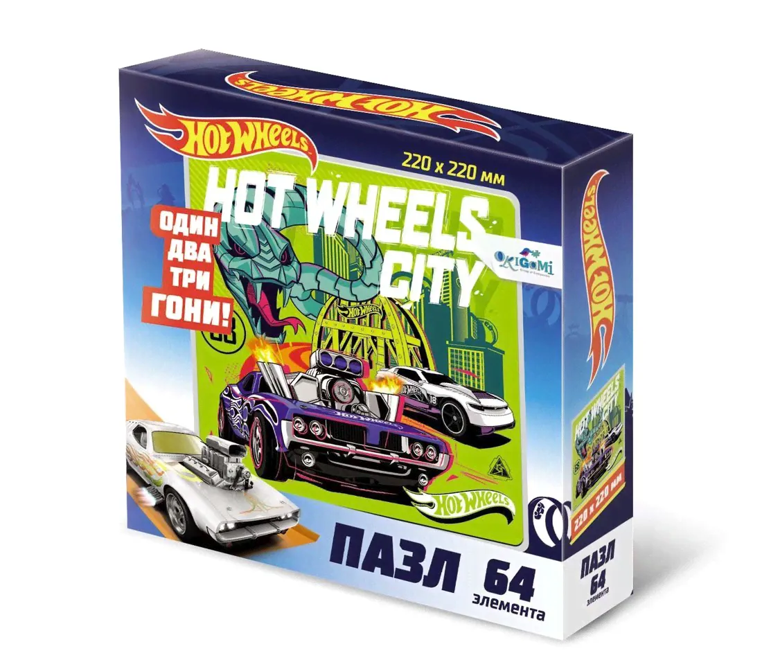 Hot Wheels.Пазл.64Эл.Город.05904