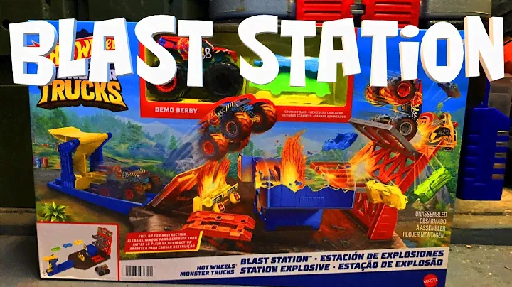 Hot Wheels Monster Trucks Blast Station!