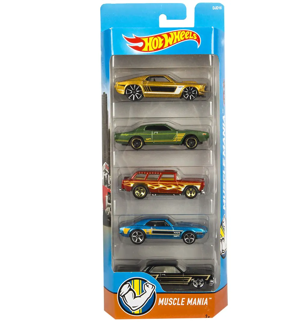 Набор машинок Hot Wheels Muscle Mania 5-Pack