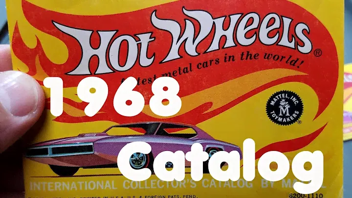 Hot Wheels Catalog for 1968 - Video No.184 - January 13th, 2017