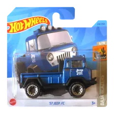 Машинка Базовая Hot Wheels '57 Jeep FC Baja Blazers 1:64 HKG72 Metallic Blue