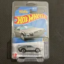 Hot Wheels Silver BACK TO THE FUTURE TIME MACHINE DMC-12 Delorean Flux Capacitor