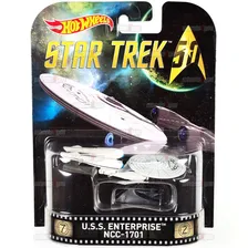 USS ENTERPRISE NCC-1701 - Star Trek 50th - 2016 Hot Wheels Retro Entertainment