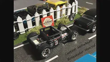 Custom HotWheels BoneShaker Hot Rod
